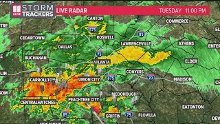 Tornado watch issued for key metro Atlanta counties as strong storms move in