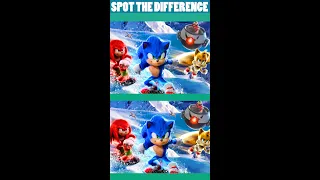 Sonic the Hedgehog 2 | Spot the Difference Quick Fire | Puzzle Game #shorts