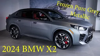 BRAND NEW 2024 Frozen Pure Grey Metallic BMW X2