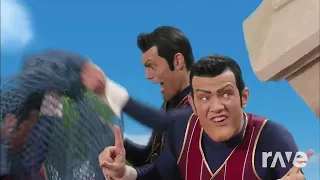 We Are Number One but it's mashed up with Running in the 90's