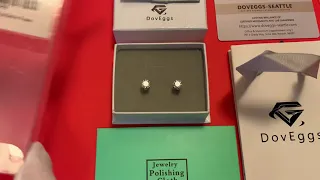 I Bought The CHEAPEST Moissanite Diamond Stud Earrings on Amazon