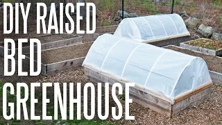 Grow More Food with a DIY Raised Bed Hoop House For Your Garden