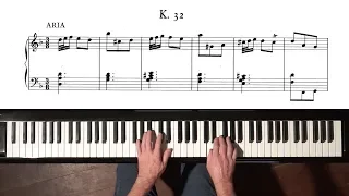 Scarlatti Sonata K.32 - Paul Barton FEURICH piano