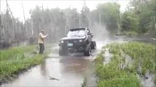 4 Wheeling the Toyota's in Rain & Mud.