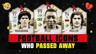FOOTBALL ICONS Who PASSED AWAY! 😭💔 ft. Pele, Maradona, Cruyff... etc