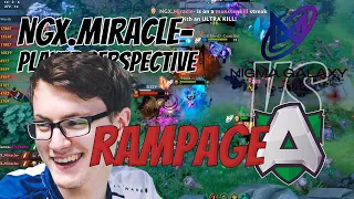 NGX.MIRACLE- [LINA] RAMPAGE - NIGMA GALAXY VS ALLIANCE | DPC WEU 2021/22 Tour 1 #miracle #rampage