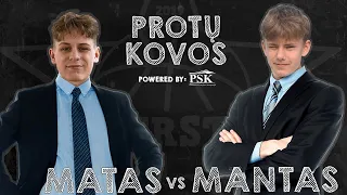 SILVERSTARS PROTŲ KOVOS // MATAS VS MANTAS // #3 KETVIRTFINALIS