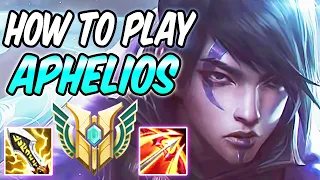 HOW TO PLAY APHELIOS ADC | Diamond Guide with Tips | Best Build & Runes | League of Legends