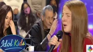 Preciosa actuación emocionó a Camela CUANDO ZARPA EL AMOR - Idol Kids, NATALIA BARONE  #masqmusica