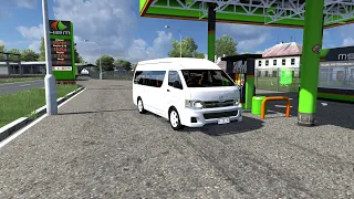 Toyota Hiace car review+ test drive  in ETS 2 1.36