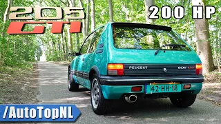 The AMAZING SOUND of a Peugeot 205 GTi 2.0 16v ENGINE SWAP by AutoTopNL