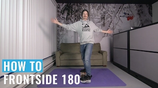 How To Frontside 180 On Your Training Board