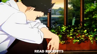 lonesity - read receipts (ft. heylog) [lyrics] | amv