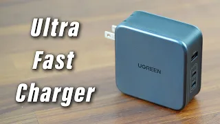 Fast Charge Multiple Samsung or Apple Devices Simultaneously with UGREEN Nexode 140W Charger