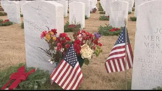 Wreaths laid at Fort Jackson National Cemetery