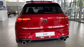 Volkswagen GOLF 8 GTI 2021 - new DIGITAL cockpit views & ambient lights