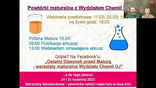 Omówienie arkusza próbnej matury z chemii CKE marzec 2021