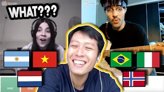 Indonesia Polyglot Shocked OmeTv people by NOT speaking their Languages 😎