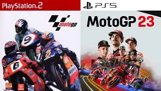 MotoGP Games PlayStation Evolution (2000-2023)