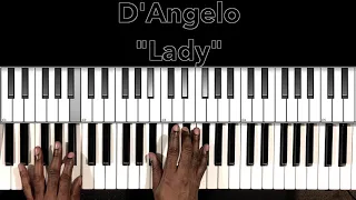 D'Angelo "Lady" Piano Tutorial