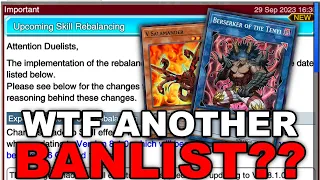 Did Konami really just drop ANOTHER BANLIST for Speed Duel???? (Yu-Gi-Oh! Duel Links)
