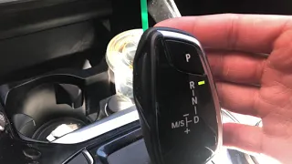 BMW X3 - How to shift gears