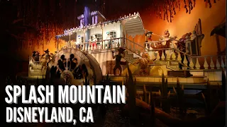 4K Splash Mountain | Full Ride Through | Low Light | Disneyland [July 2022]