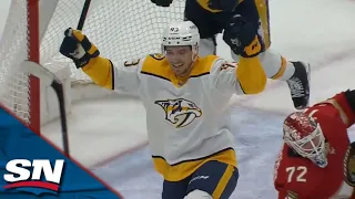 John Leonard Slides It Five-Hole After Predators Execute Beautiful Give-And-Go vs. Panthers