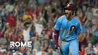 Bryce Harper HITS Grand Slam Walk-Off! | The Jim Rome Show