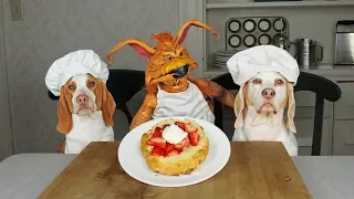 Dogs Bake Shortcake w/Creature: Chef Dogs Maymo & Potpie
