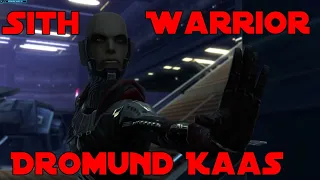 Star Wars the Old Republic Sith Warrior -  Dromund Kaas Storyline