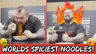 I tried the worlds SPICIEST noodles! | Korean Food challenge