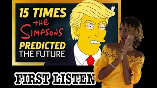 FIRST TIME HEARING 15 Times The Simpsons Predicted The Future | REACTION (InAVeeCoop Reacts)