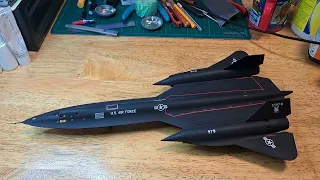 Revell 1/72 SR-71 Blackbird build-Finish