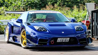 【NSXが100台集結!!】NSXだらけのイベント搬入!!ド派手マシン多数!!NSX FREAKS【4K】An event in which 100 NSX.