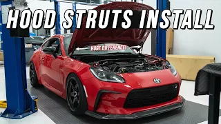 OLM Hood Strut Install - 2022+ Toyota GR86 and Subaru BRZ