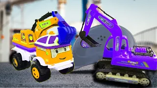 Fine Toys Construction Vehicles Looking for underground car - Construction vehicles for Kids