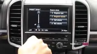 How To Change Phone Volume in Navigation System | Porsche PCM Navigation | 2014 Porsche Models