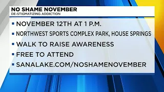 'No Shame November' looks to end the stigma around substance abuse disorders