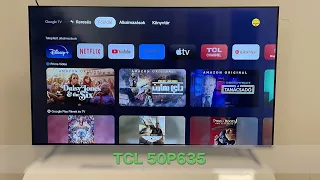 TCL 50P635 Google TV kicsomagolás és bemutató