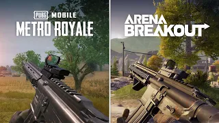 Arena Breakout VS PUBG Mobile (Metro Royale) Comparison