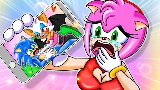 Poor Sonic but Love Amy Rose Wife - Sonic Love Amy & Rouge the Bat - Sonic the Hedgehog 2 Animation