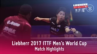 2017 Men's World Cup Highlights I Jun Mizutani vs Aruna Quadri (R16)