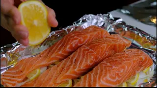 Baked salmon recipe.