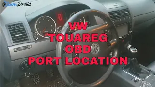VW Touareg MK1 7L 2007 Obd Diagnostic Port and Fuse Box Location 👨‍🔧🚗⚡