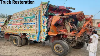 The Truck was Completely Destroyed in a Dangerous Accident // Now Repairing from Start