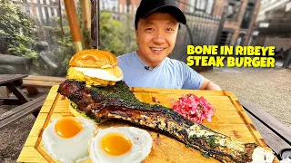 TOMAHAWK STEAK Burger + SEAFOOD MOUNTAIN Tray & FOOD COURT Tour in London