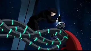 Reign of the Supermen: final fight Superman kills cyborg Superman