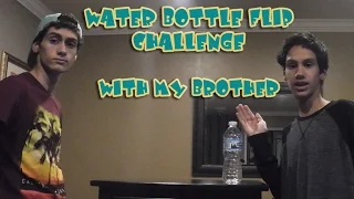 Water Bottle Flip Challenge. Brother VS Brother. (loser get slapped)