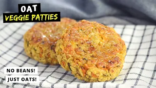 VEGGIE PATTIES that I made with OATS!